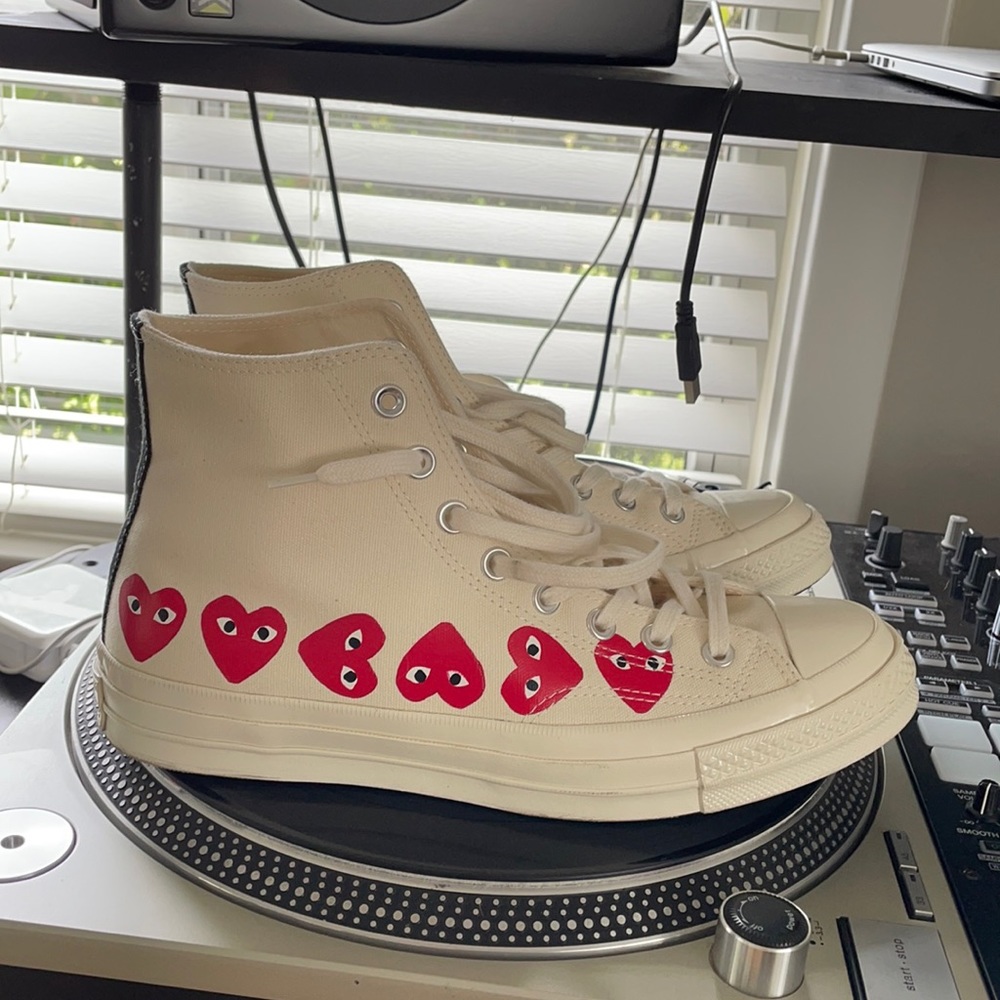 Worn once Commes Des Garçons x Converse